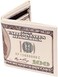 LUI SUI Men Us Dollar Bill Wallet Billfold Leather Credit Card Photo Holder