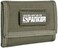 EXCELLENT ELITE SPANKER Nylon ID Card Front Pocket Wallet Cases Holder Coin Purse Organizer Bag with Zipper Pockets for Travel Casual(Ranger Green)