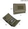 EXCELLENT ELITE SPANKER Nylon ID Card Front Pocket Wallet Cases Holder Coin Purse Organizer Bag with Zipper Pockets for Travel Casual(Ranger Green)