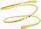 OCTCHOCO Minimalist Gold Metal Coil Upper Arm Cuff Open Arm Bracelet Armlet Armband Bangle for Women