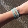 Pura Vida Jewelry Bracelets - 100% Waterproof and Handmade w/Coated Charm, Adjustable Band