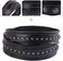 GelConnie Leather Cuff Bracelet Punk Braided Bracelets Rock Leather Wristbands Faux Mens Leather Bracelet Gothic Viking Bangle Adjustable Wrap Bracelet for Women, Men