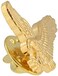 PinMart Patriotic Eagle Pin Soaring American EagleBronze, Gold or Nickel Plated Enamel Lapel Pin with Clutch Back for Coats, Suit Jackets, and Lanyards