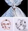 123Arts 6pcs Women's Fashion Flover Faux Pearl Crystal Rhinestone Scarf Ring Buckle Clip