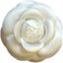 M&amp;S Schmalberg Camellia Silk Fabric Flower Pin Brooch Flower. White Camellia Brooch Pin - Hand-made in New York's Garment Center (American Made)