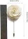 SUNNY HOME Men's Lapel Flower Stick Brooch Pin Boutonniere for Suit Tuxedo Corsage