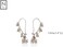 NOVICA .925 Sterling Silver Jhumki Style Jingle Bell Dangle Earrings, Music'