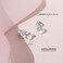 In Season Jewelry 925 Sterling Silver 5Mm Heart Earrings For Girls With Simulated Birthstone And Screw Back - Safety Earrings For Toddlers - High-Quality Cubic Zirconia Heart Earrings For Children