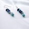 Tuscany Silver Sterling Silver and Turquoise Bead Drop Earrings
