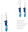 Tuscany Silver Sterling Silver and Turquoise Bead Drop Earrings