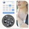 Leafael Infinity Love Heart Necklace, Birthstone Necklaces for Women with Healing Stones, Allergy-Free Jewelry for Women, Silver-Tone Pendant Necklace with Gift Box, 18+2 Inch Chain Extender