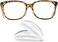 Gms Optical? 1.8mm x 13mm Short Anti-Slip Adhesive Contoured Silicone Eyeglass Nose Pads -.