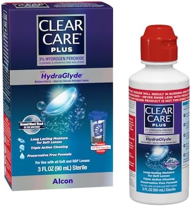 CLEAR CARE Cleaning And Disinfecting Solution - 3oz
