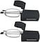Success Eyewear Reading Glasses 2 Pair Black and Gunmetal Readers Compact Folding Unisex Glasses for Reading Case Included