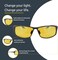 TrueDark Daylights Amber Elite Blue Light Blocking Glasses to Reduce Eye Strain and UV Glare for Increased Energy - Men &amp; Women, Computer Screen, Gaming, TV, Phone - by Dave Asprey