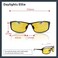TrueDark Daylights Amber Elite Blue Light Blocking Glasses to Reduce Eye Strain and UV Glare for Increased Energy - Men &amp; Women, Computer Screen, Gaming, TV, Phone - by Dave Asprey