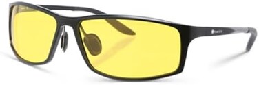 TrueDark Daylights Amber Elite Blue Light Blocking Glasses to Reduce Eye Strain and UV Glare for Increased Energy - Men &amp; Women, Computer Screen, Gaming, TV, Phone - by Dave Asprey