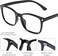 Livho Blue Light Blocking Glasses Women Men Fashion Lightweight Metal Wire Frames UV400 Computer Gaming Eyeglasses w/Case