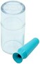 DMV Scleral Cup Large Contact Lens Handler - Inserts Scleral Contact Lenses and Prosthetic Eyes (Ventless) - Pack of 3 "Light Blue