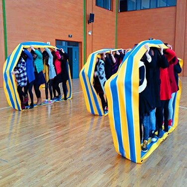 كيندن بساط لعب ممتع للاطفال والكبار من تيم وورك جيمز، نشاط التعلم الجماعي، لعبة اليوم الميداني