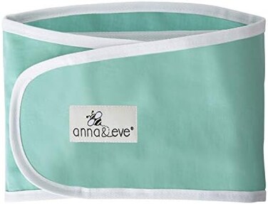 حزام قماط للاطفال، اذرع قابلة للتعديل ملفوفة فقط لنوم امن - مقاس L يناسب الصدر من 16 الى 20.5، اكوا