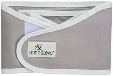 قماط باذرع للاطفال فقط من سوادل ستراب، رمادي، مقاس S