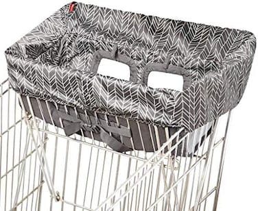 Skip Hop Shopping Cart &amp; Take Cover, Grey Feather, 20l x 12w x 7h
