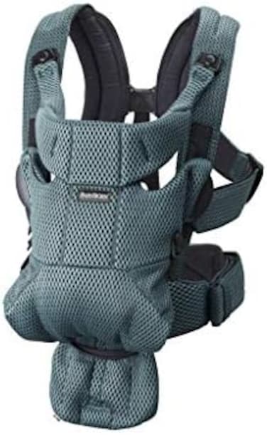 BabyBj&ouml;rn Baby Carrier Free, 3D mesh, Sage Green
