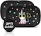 CARAMAZ Car Sun Shade for Baby with Certified UV-Protection (2 Pack - 20"x12")