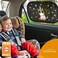 CARAMAZ Car Sun Shade for Baby with Certified UV-Protection (2 Pack - 20"x12")