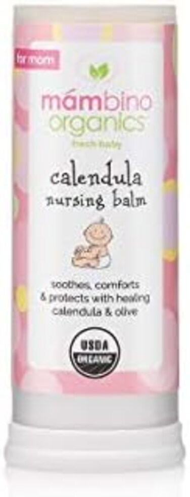 بلسم رضاعة مامبينو أورجانيكس بآذريون، آذريون - زيتوني. 6