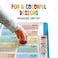 merka Educational Placemats for Kids - Math Set - Bundle of 4 Mats - Addition, Subtraction, Multiplication, Division and Fractions - Non Slip, Washable and Reusable - Learn Mathematics