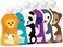 Squooshi Reusable Baby Food Pouches (6 Pack) Easy to Fill Freezer &amp; Dishwasher Safe Squeezable Pouches with Cute Animal Designs for Babies and Kids, Combo of 4 Large 5 Oz &amp; 2 Small 3.4 Oz Pouches