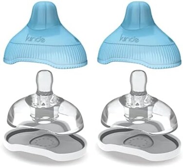 حلمات تغذية طبيعية من اكتيف لاتش - تدفق متوسط (عبوة من قطعتين)