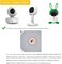 iTODOS Baby Monitor Mount Compatible with Nanit Pro Smart Baby Monitor &amp; Flex Stand,Arlo,Versatile Twist Mount Without Tools or Wall Damage,Travel Baby Monitor Accessory-Gray