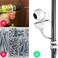 iTODOS Baby Monitor Mount Compatible with Nanit Pro Smart Baby Monitor &amp; Flex Stand,Arlo,Versatile Twist Mount Without Tools or Wall Damage,Travel Baby Monitor Accessory-Gray