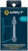 Safety 1st Custom Fit All Purpose Strap, D&eacute;cor 2 Count (Pack of 1)