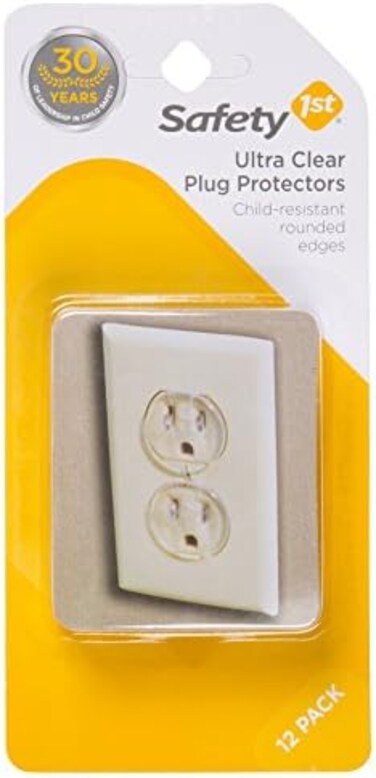 Safety 1st 12 Pack Ultra Clear Outlet Plugs
