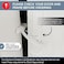 Door Monkey Child Proof Door Lock &amp; Pinch Guard - For Door Knobs &amp; Lever Handles- Easy to Install-No Tools or Tape Required - Baby Safety Door Lock For Kids - Very Portable-Great for Dogs &amp; Cats,White