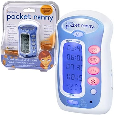 مؤقت العناية بالطفل من بوكيت ناني (تتبع الطفل على مدار الساعة) - ازرق