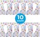 Sesame Street Potty Topper Disposable Stick-in-Place Toilet Seat Covers, 10-Count