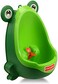 FORYEE Cute Frog Potty Training Urinal for Boys with Funny Aiming Target - Blackish Green