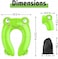 Maliton Portable Potty Seat for Toddler Travel - Foldable Non-Slip Potty Training Toilet Seat Cover for Boys/Girls, Baby/Kids with Drawstring Bag