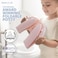 Jool Baby Products Folding Travel Potty Seat for Girls, Fits Round &amp; Oval Toilets, Non-Slip Suction Cups, Includes Free Travel Bag -