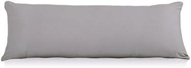 اغطية وسائد ناعمة للغاية من الالياف الدقيقة من ايفولفي, رمادي, 21“x54”