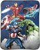 Jay Franco Marvel Avengers Blue Circle Fleece Plush Throw