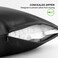 ALASKA BEAR Silk Pillowcase for Hair and Skin Beauty Sleep 100 Real Mulberry Silk Anti-Aging Pillow Slip Case Cover Standard Size with Zipper (1pc, Black)