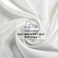 ALASKA BEAR Natural Silk Pillowcase, Hypoallergenic, 19 momme, 600 thread count 100 percent Mulberry Silk, King Size 50 x 90 cm with Hidden Zipper((1pc, Ivory White)