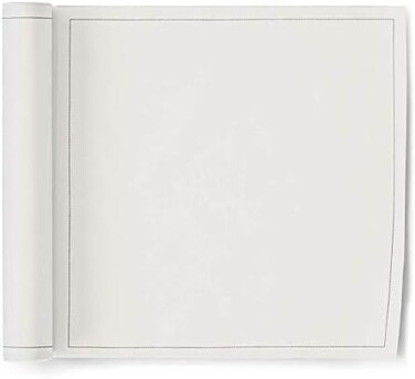 MY DRAP Dinner Napkins, Cotton, White, 9 x 12 x 16 cm