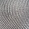 Dii Woven Placemats Collection Metallic Round Placemat Set, 15", Silver, 6 Piece